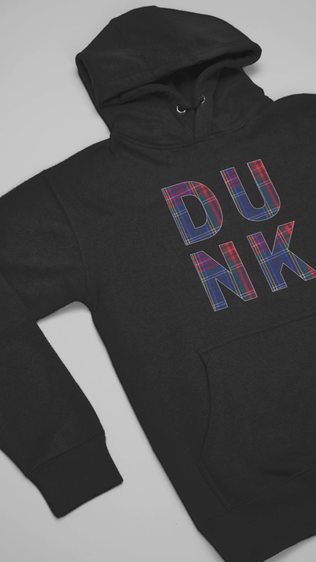 Plaid Graphic Hoodie, Matches Nardwuar's SB Dunk Plaid Sneakers