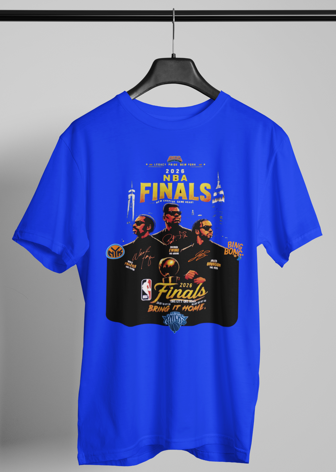 New York Basketball Shirt, Finals Knickerbocker T-Shirt
