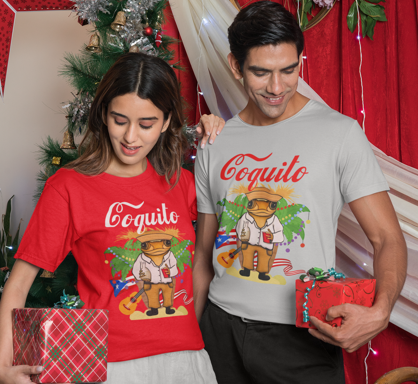 Coquito Christmas Shirt, Boricua Coqui Coquito vintage Sweatshirt