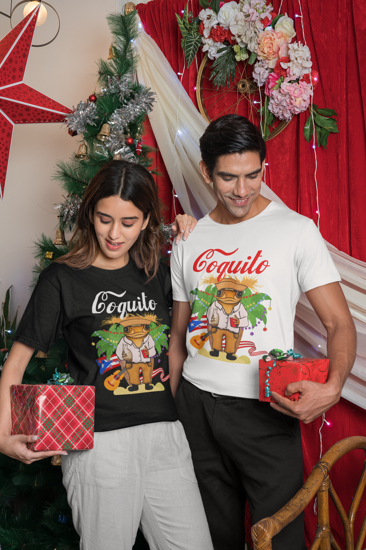 Coquito Christmas Shirt, Boricua Coqui Coquito vintage Sweatshirt