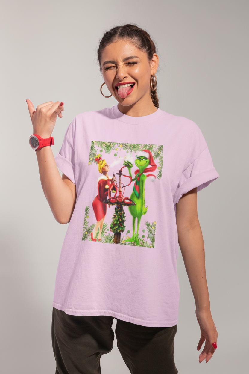 Hookah Grinch Christmas Sweater Ugly Xmas Sweater for Hookah Lovers